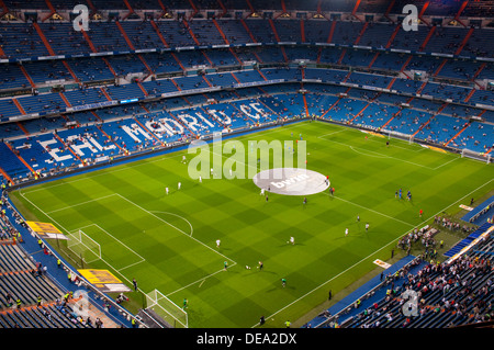 Real Madrid contre Getafe match de football. Santiago Bernabeu, Madrid, Espagne. Banque D'Images