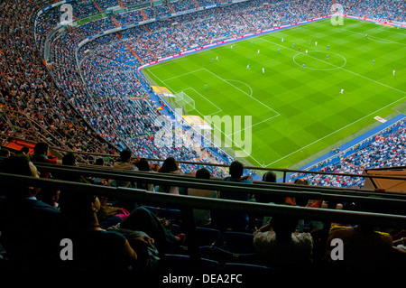 Real Madrid contre Getafe match de football. Santiago Bernabeu, Madrid, Espagne. Banque D'Images