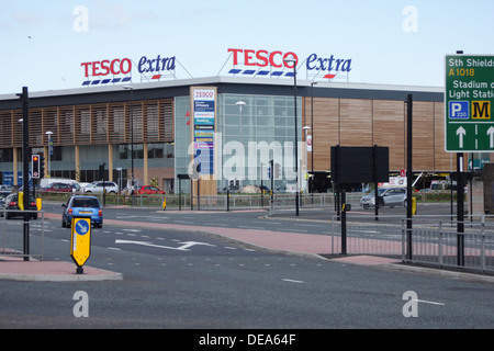 Sunderland Tesco Extra, Newcastle Road, Sunderland. Banque D'Images