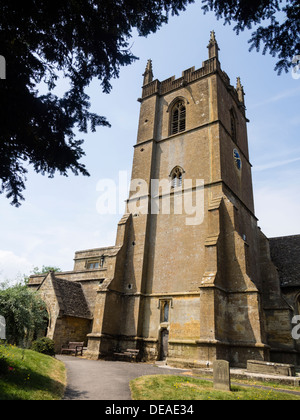 L'église de St Edward en ranger dans le Wold, Gloucestershire Banque D'Images