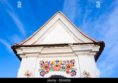 Chapelle de saint Jean Népomucène, construit en 1701, Corse-du-Sud, district de Hodonin, région de la Moravie, République Tchèque, Europe Banque D'Images