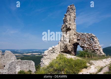 Château de Cachtice, Nove Mesto nad Vahom, district de Trencin, Slovaquie, région Europe Banque D'Images