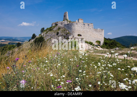 Château de Cachtice, Nove Mesto nad Vahom, district de Trencin, Slovaquie, région Europe Banque D'Images