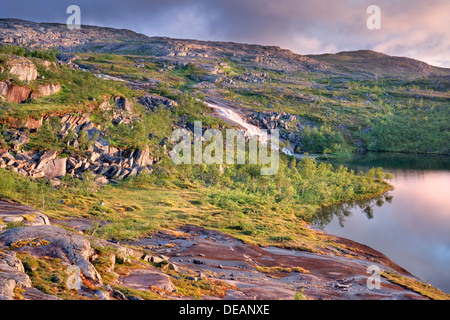 Paysage en Rago National Park, comté de Nordland, Norvège, Scandinavie, Europe Banque D'Images