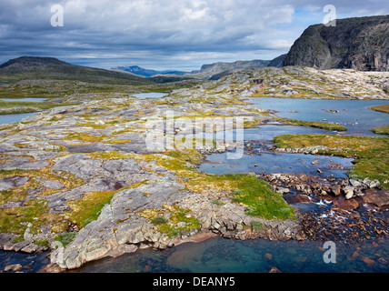 Bajep Tjuorvvomoajvve, paysage près de Rago National Park, comté de Nordland, Norvège, Scandinavie, Europe Banque D'Images