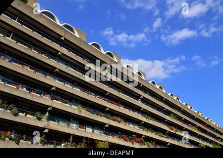 Barbican Estate, Moorgate, London EC2, Royaume-Uni Banque D'Images