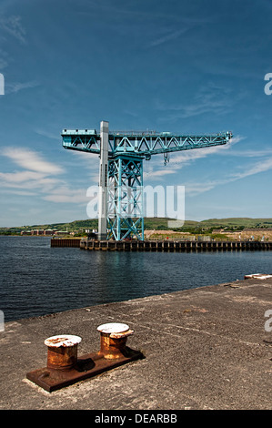 La grue Titan situé sur le vieux John Brown's site du chantier naval en Ecosse, Clydebank Banque D'Images