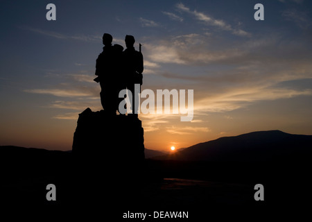 Monument à Spean Bridge commando highlands Banque D'Images