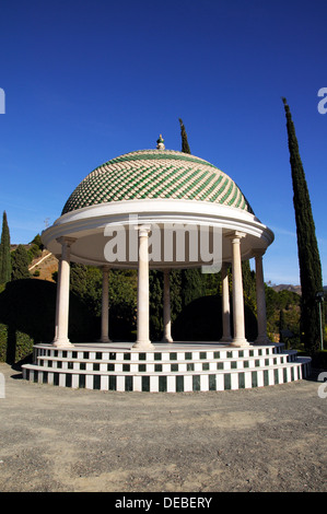 Jardins botaniques historiques (La Concepcion), mirador, Malaga, la province de Malaga, Andalousie, Espagne, Europe de l'Ouest. Banque D'Images