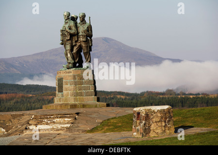 Monument de commando à Spean Bridge Banque D'Images