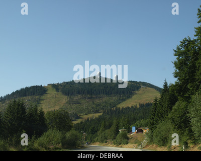 Grand Arber, randonnée en forêt de Bavière, Bavière, Allemagne, Europe / Großer Arber, Berg im Bayerischen Wald, Bayern, Deutschland Banque D'Images