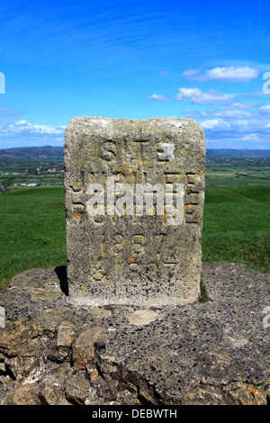 Le Jubilé 1977, Brent Knoll, Somerset Levels, comté de Somerset, England, UK Banque D'Images