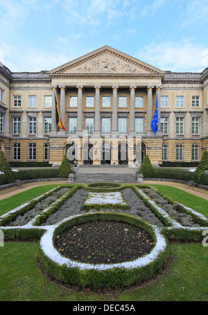 Le Parlement belge Palais de la nation ou le Palais de la Nation, Bruxelles, région bruxelloise, Belgique Banque D'Images