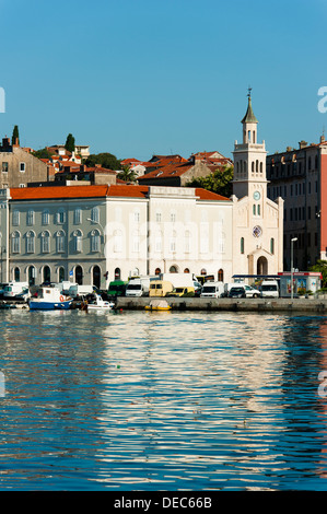 Église de Sainte Barbara (Crkva Sveti Frane), Split, région de la Dalmatie, la Croatie, l'Europe. Banque D'Images