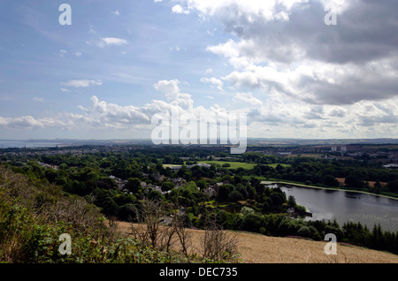 Duddingston Loch de Holyrood Park, Edinburgh, Ecosse. Banque D'Images