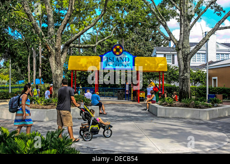 Island in the Sky ride au Parc Legoland Florida Banque D'Images