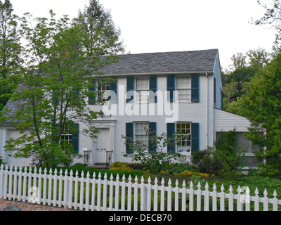 Quartier historique de Dickeyville sur la PNSR depuis le 12 juillet 1972 sur les routes de l'Weathedsville Pickwick et Gwynn's Falls de Baltimore, Maryland. Banque D'Images