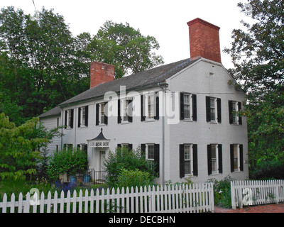 Quartier historique de Dickeyville sur la PNSR depuis le 12 juillet 1972 sur les routes de l'Weathedsville Pickwick et Gwynn's Falls de Baltimore, Maryland. Banque D'Images