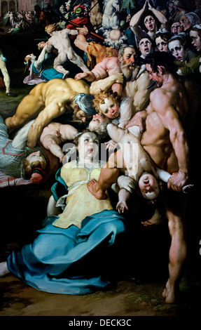 Le massacre des innocents à Bethléem 1591 Cornelis Cornelisz van Haarlem 1562 - 1638 Pays-Bas Néerlandais Banque D'Images