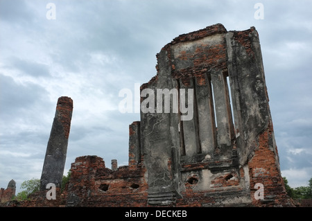 Wat Phra Si Sanphet ruines, Ayuthhaya Thaïlande Banque D'Images