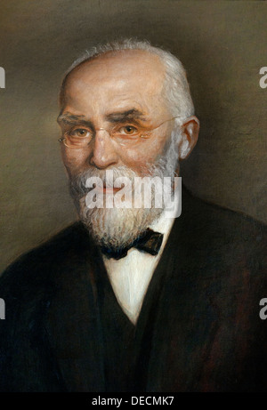 Portrait du professeur dr H.A. Lorentz 1853 - 1928 par Hendrik van Borssum Buisman Néerlandais Pays-Bas Banque D'Images