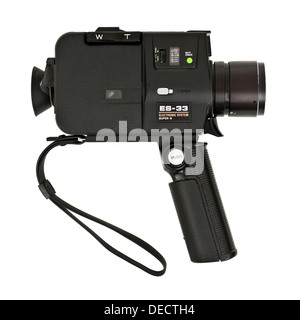 Fin des années 1970, Vintage Sankyo ES-33 Super-8 caméra ciné Banque D'Images