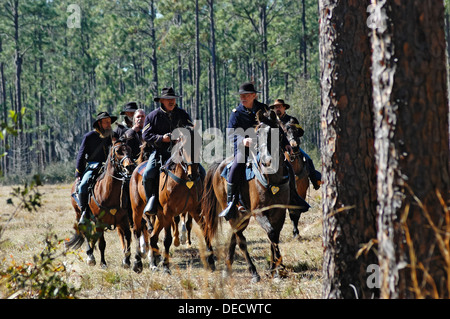 Olustee Battlefield Historic State Park commémore le site de Floride la plus grande bataille de la guerre civile le 20 février 1864. Banque D'Images