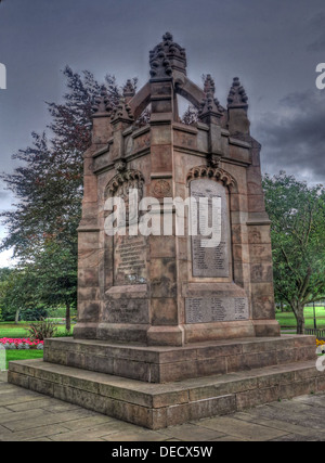 Parc Dalkeith War Memorial, Kings Park, Midlothian, Édimbourg, Écosse, Royaume-Uni Banque D'Images