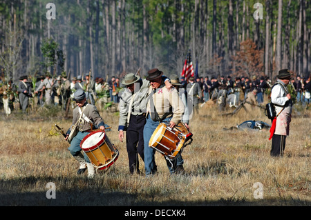Olustee Battlefield Historic State Park commémore le site de Floride la plus grande bataille de la guerre civile le 20 février 1864. Banque D'Images