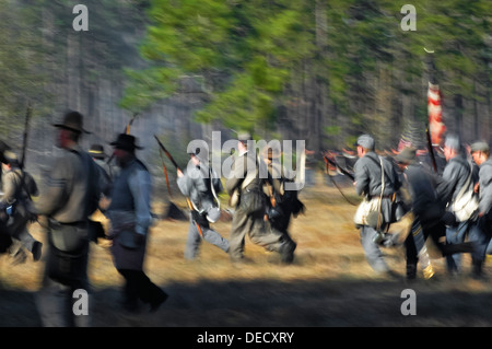 Olustee Battlefield Historic State Park commémore le site de Floride la plus grande bataille de la guerre civile le 20 février 1864. Banque D'Images