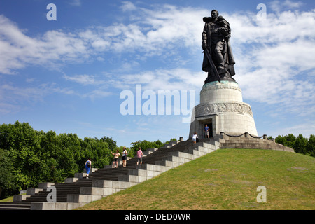 Berlin, Allemagne, Soviet War Memorial de Treptower Park Banque D'Images