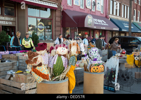 Detroit, Michigan - Halloween de marchandises pour le vendre à l'Est du détroit du marché. Banque D'Images