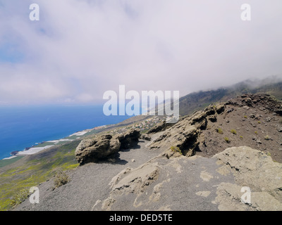 Volcan San Antonio en Fuencaliente - Los Canarios sur La Palma, Îles Canaries, Espagne Banque D'Images