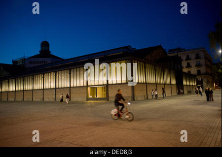 Bâtiment Mercat del Born à Barcelone. Banque D'Images