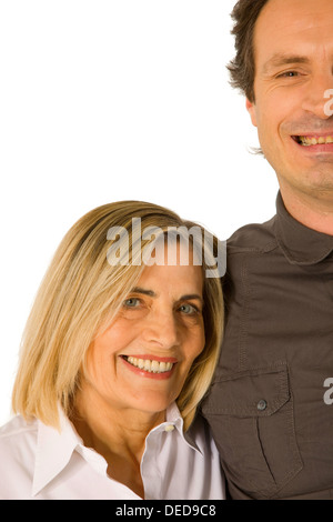 Mère avec fils Banque D'Images