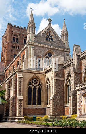 La Cathédrale de Peterborough, ou l'église cathédrale de St Pierre, St Paul et St Andrew, Angleterre Banque D'Images