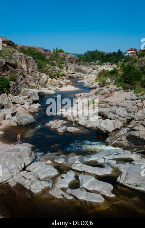 Peu Cragged creek dans Mina Clavero, Argentine, Amérique du Sud Banque D'Images