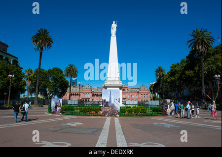 Casa Rosada (Maison Rose) (Casa de Gobierno) (Gouvernement), Buenos Aires, Argentine, Amérique du Sud Banque D'Images