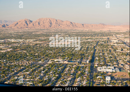 Las Vegas skyline à partir de la stratosphère Tower, Nevada, États-Unis d'Amérique, Amérique du Nord Banque D'Images