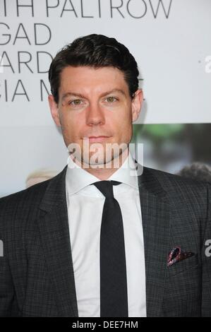 Los Angeles, CA. 16e Août, 2013. Patrick Fugit aux arrivées de MERCI POUR LE PARTAGE DE Premiere, Hollywood Arclight, Los Angeles, CA Septembre 16, 2013. © Elizabeth Goodenough/Everett Collection/Alamy Live News Banque D'Images