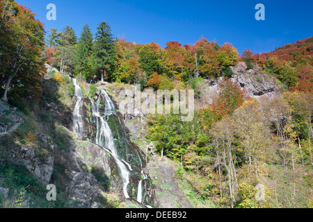 Morlaix Cascade, Todtnau, Forêt Noire, Baden Wurtemberg, Allemagne, Europe Banque D'Images