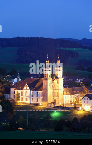 Klosterkirche, (Abbaye de Saint Pierre), Glottertal, Schwarzwald, Baden Wurtemberg, Allemagne, Europe Banque D'Images