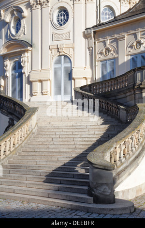 Le Château de Schloss Solitude, Stuttgart, Baden Wurtemberg, Allemagne. L'Europe Banque D'Images