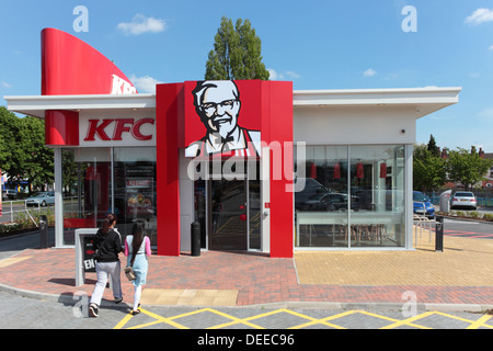 Le fast-food KFC, Birmingham Banque D'Images