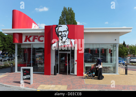 Le fast-food KFC, Birmingham Banque D'Images