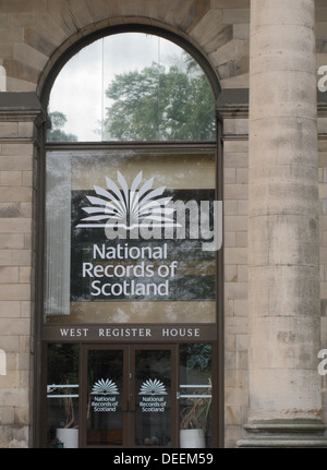 Archives nationales de l'Écosse, à l'Ouest s'enregistrer Maison, Charlotte Square, Édimbourg, Écosse, Royaume-Uni Banque D'Images