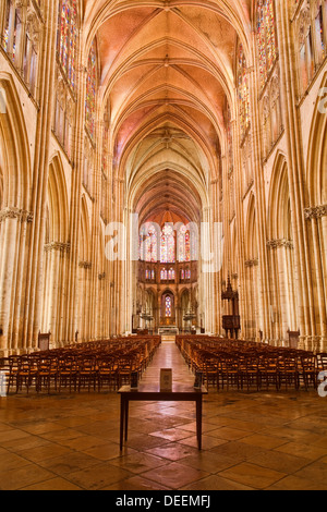 La nef de l'Office de Tourisme de Troyes cathédrale, Troyes, Aube, Champagne-Ardenne, France Banque D'Images