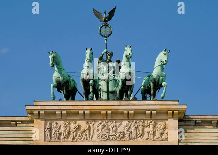 Brandenburger Tor ou gate in berlin Banque D'Images