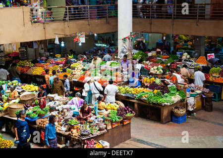 Portrait d'un marché aux légumes, Marché Municipal, Panaji, Nord de Goa, Goa, Inde Banque D'Images