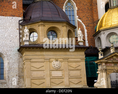 Château Royal de Wawel à Cracovie Pologne Banque D'Images